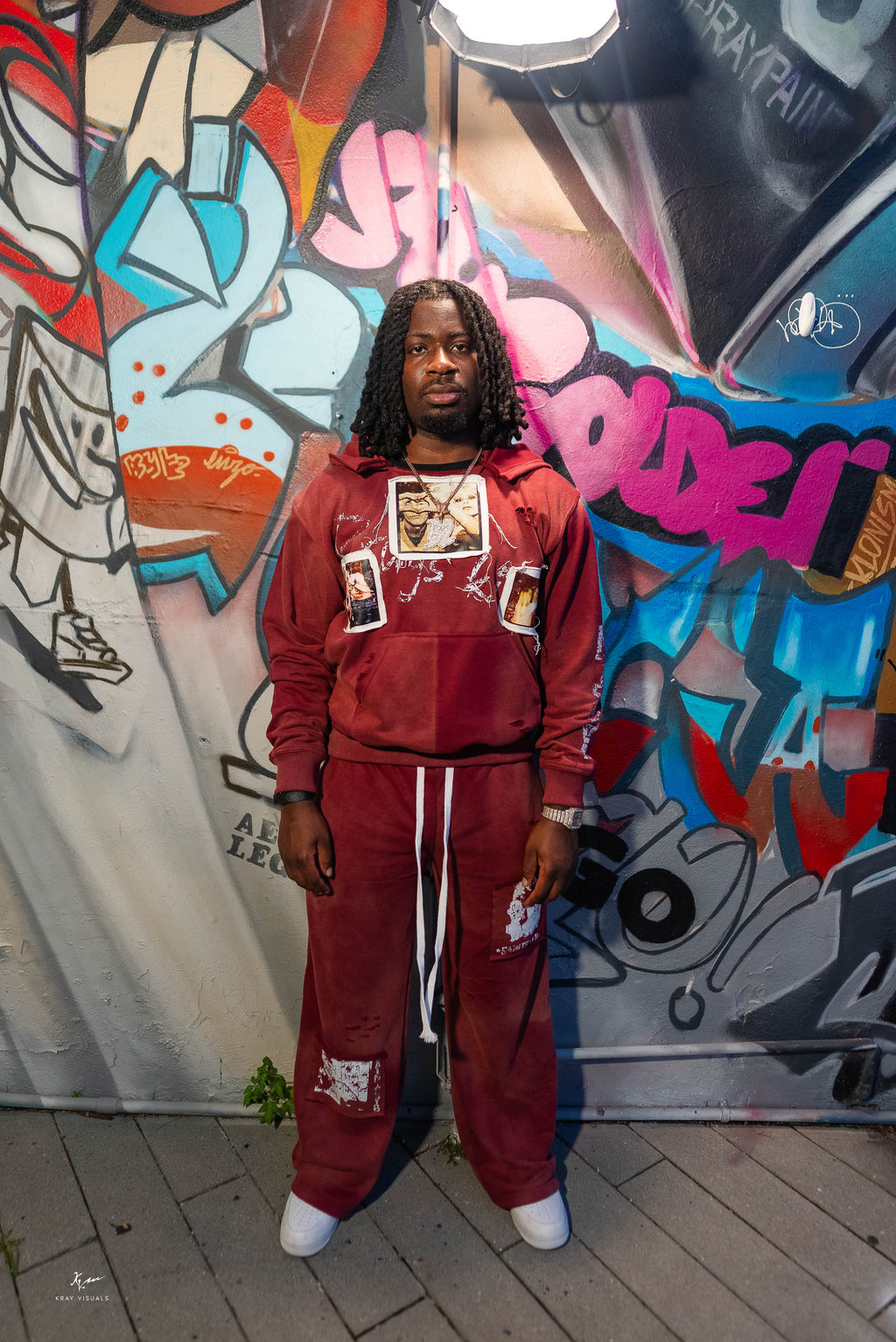FOREVER RED SWEATSUIT