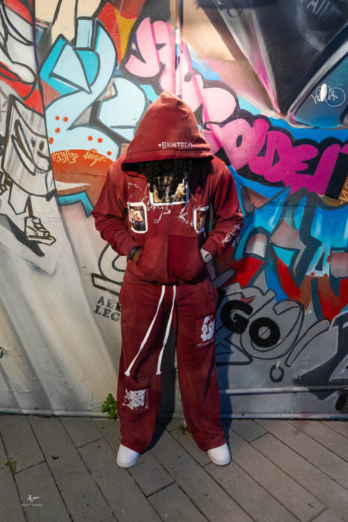 FOREVER RED SWEATSUIT